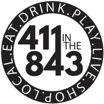 411 in the 843 logo