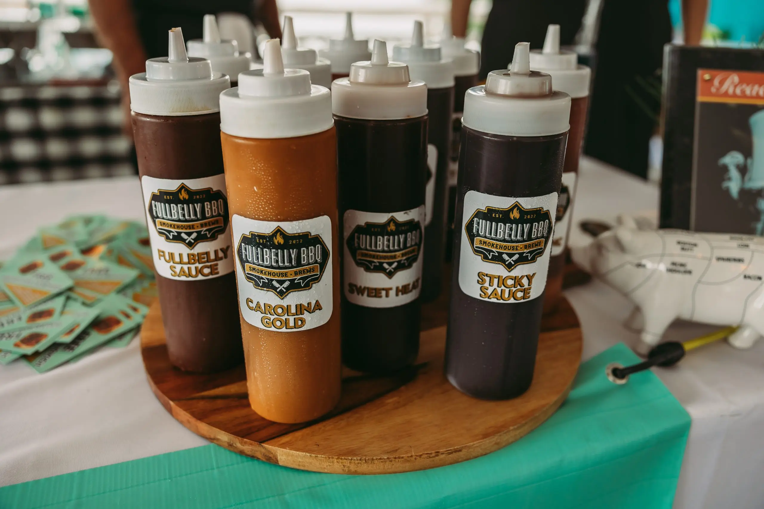 A variety of sauces for BBQ